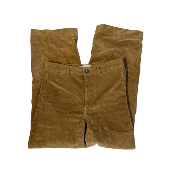 Everlane Corduroy Wide Leg Brown Pants Size 4 - Picture 4 of 5